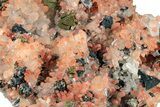 Hematite Quartz Cluster with Chalcopyrite - China #205530-2